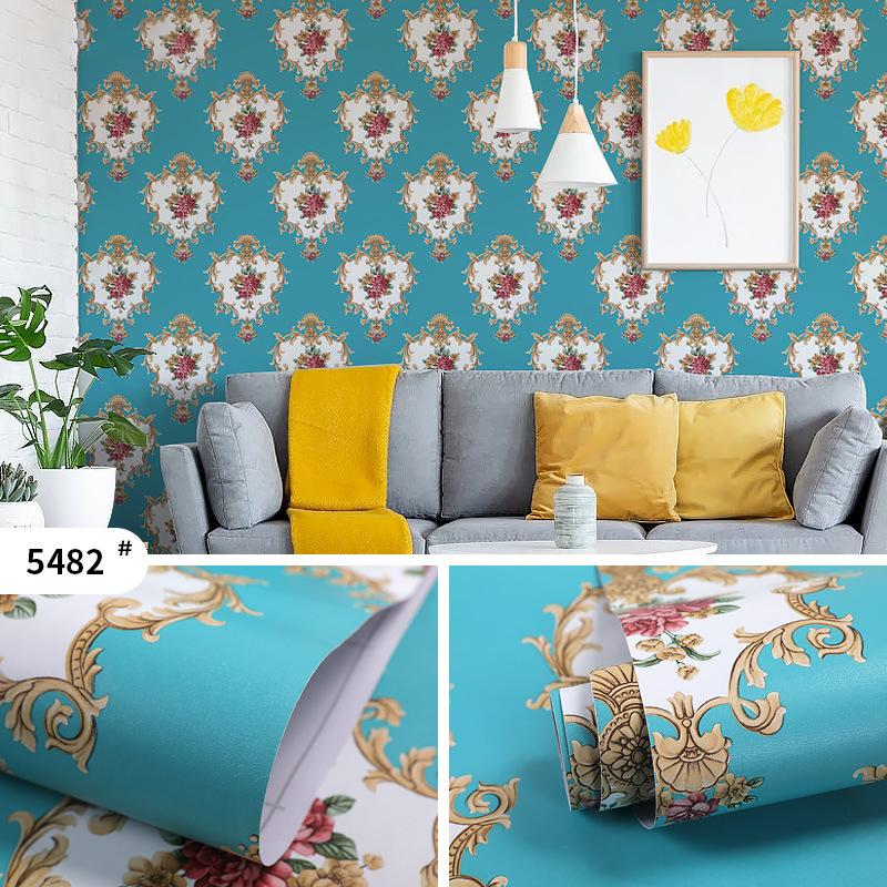 Утолщенные самоклеящиеся обои из ПВХ, водостойкие пасторальные обои для спальни, гостиной, настенная паста