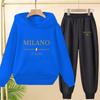 Children Hoodie Tracksuit Autumn Winter Letter Graphic Sweatshirt Pant Suit Boy Girl Fashion Sport Two Pieces Set