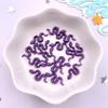 100Pcs Resin Glitter Colorful Little Snake Flat Back Rhinestone Scrapbooks Wedding Decor Crafts DIY Nail Art Jewelry Accessories