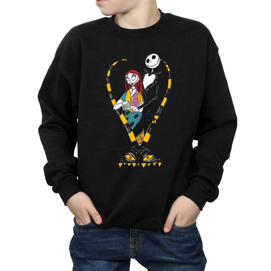 Disney Boys Nightmare Before Christmas Jack And Sally Love Sweatshirt