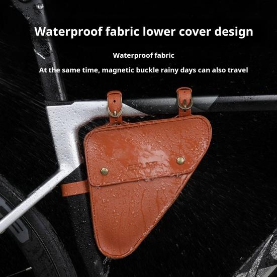 Треугольная сумка для верхней трубы велосипеда, водонепроницаемая, большой емкости, для горного велосипеда, шоссейного, переднего, для горного велосипеда