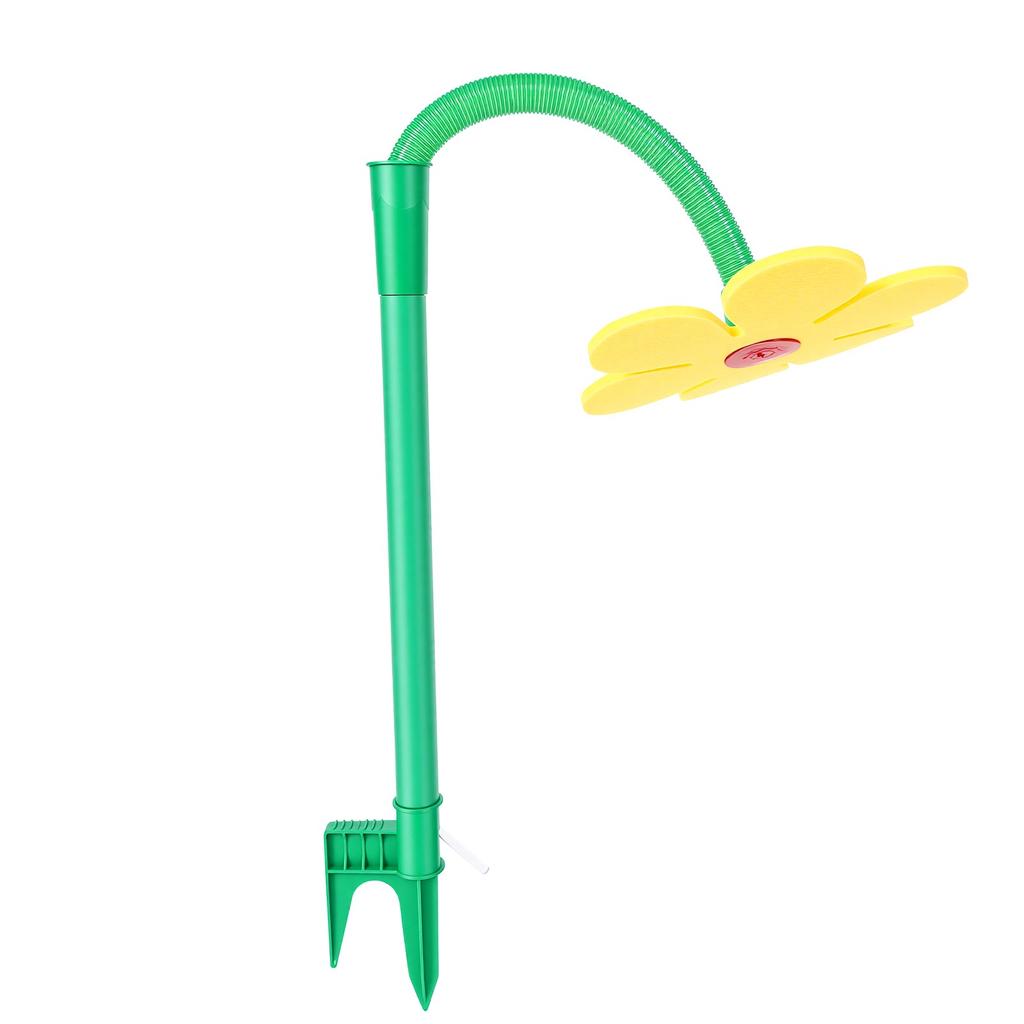 Sunflower Sprinkler 360 Degrees Rotating Flower Water Sprinkler for Lawn Pet Friendly Outdoor Watering Tool Yellow