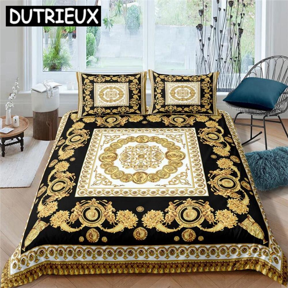 European Luxury Bedding Sets 3d Digital Printed Bohemian 2/3pcs High Quality Duvet Cover Set DE/EU/US Size Comforter Bedspread