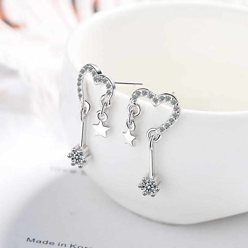 Lindon Women's Zircon Copper Alloy Earrings - Wedding Party Gift Pendant Earrings