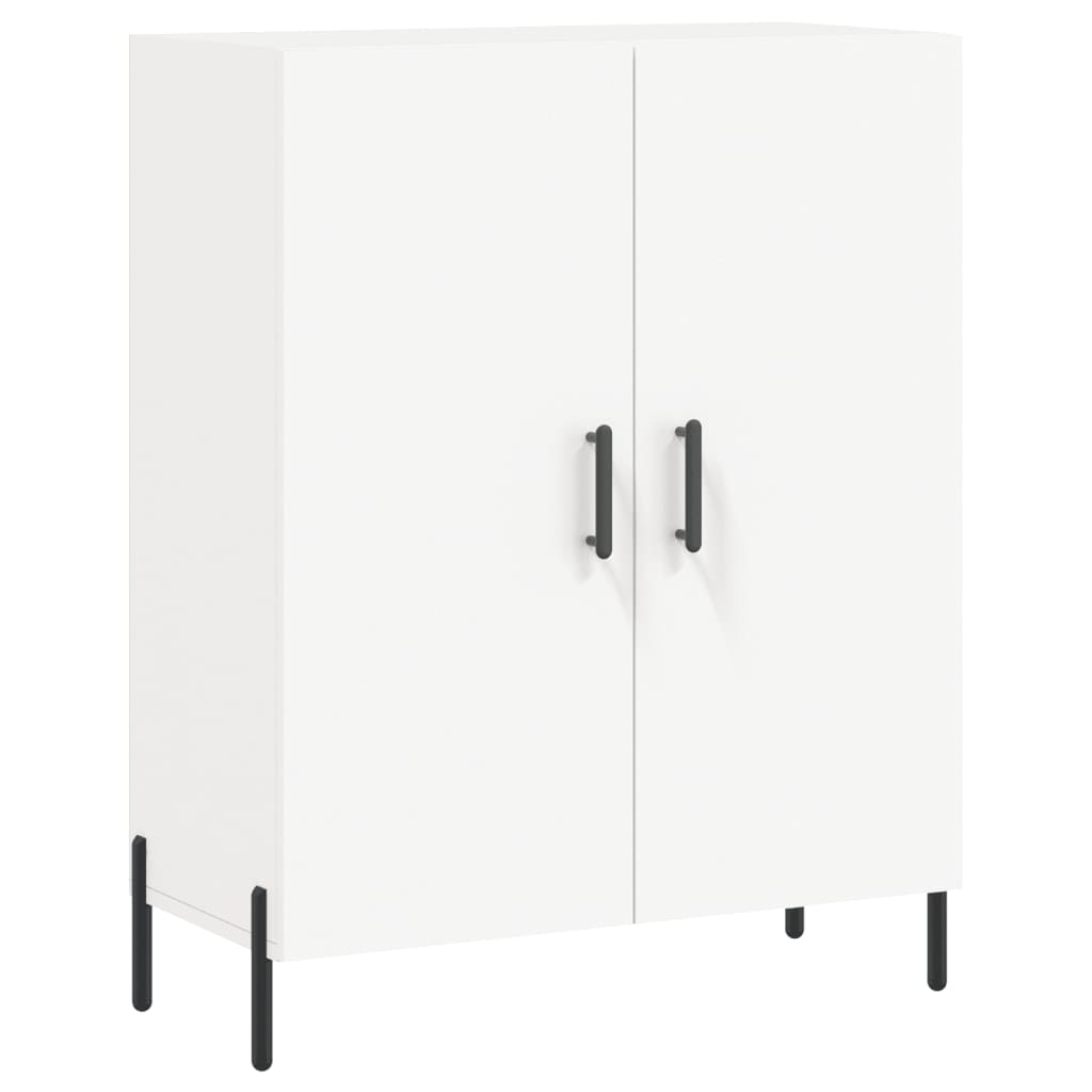 Highboard White 69.5 x 34 x 180 cm Particleboard