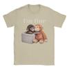 Baby Punch Monkey Lonely TShirt Unisex Vintage Cotton Tees Crew Neck Short Sleeve T Shirts Summer Clothing