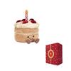 JELLYCAT Серия Fun Food Торт на День Рождения Веселая Кукла Плюшевая Кукла Высотой 16 см