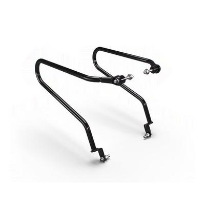 ROYAL ENFIELD Soft Pannier Rails Black Pair 350 Meteor