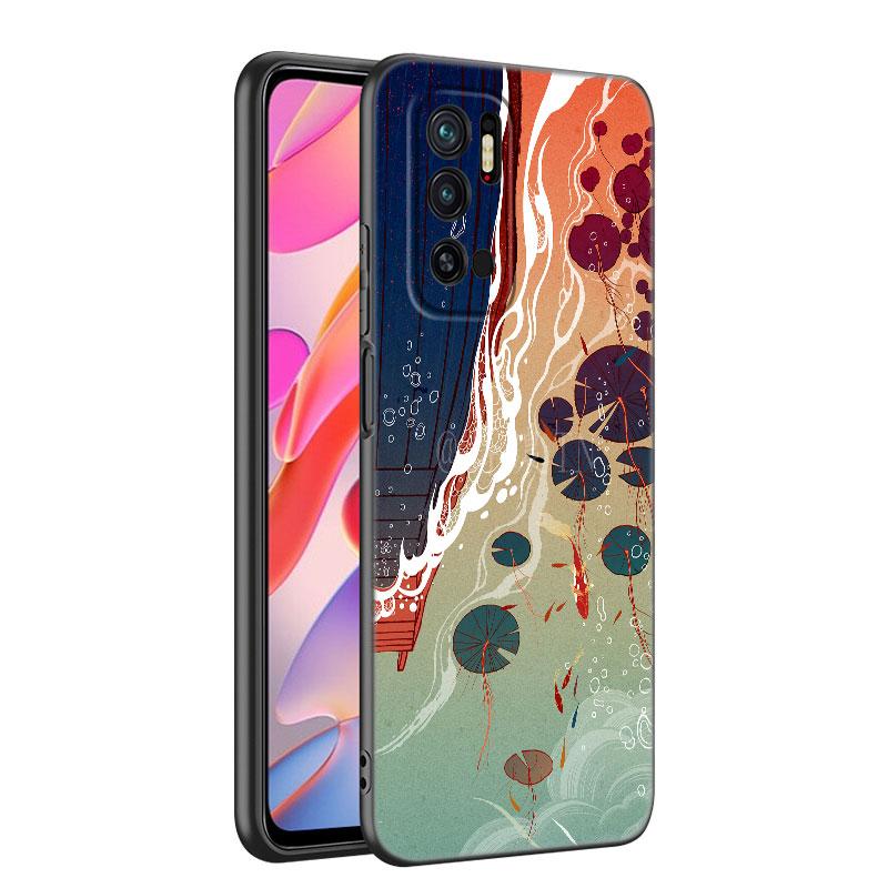 Арт Пиксельная Эстетика Чехол для Телефона Для Xiaomi Mi A2 8 9 SE Note 10 10T 11 12 Lite 9T 11T 12S 12T Pro A3 6X 12X Мягкий ТПУ Черный Чехол