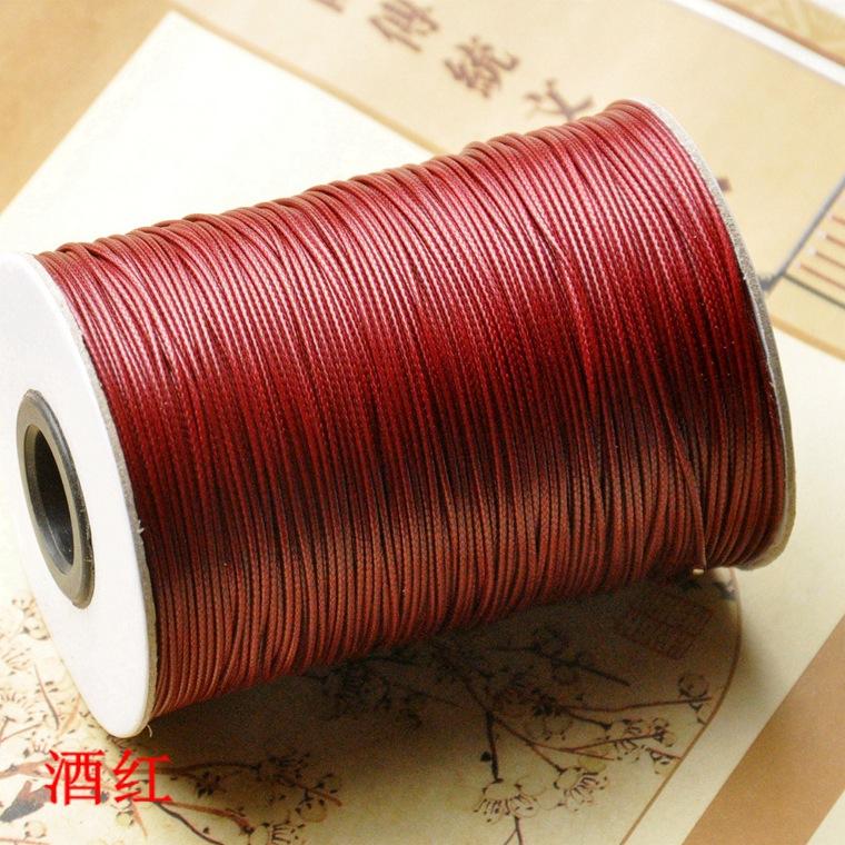 Материал для ожерелья и браслета, ювелирные аксессуары, разноцветная вощеная веревка, 200 ярдов в рулоне вощеной нити, плетеная проволочная веревка своими руками