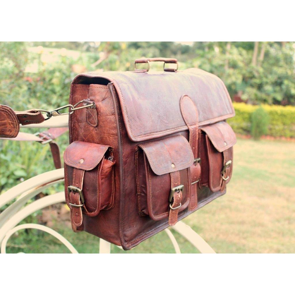 Мужской классический кожаный портфель ручной работы для ноутбука, сумка-портфель, сумка-мессенджер