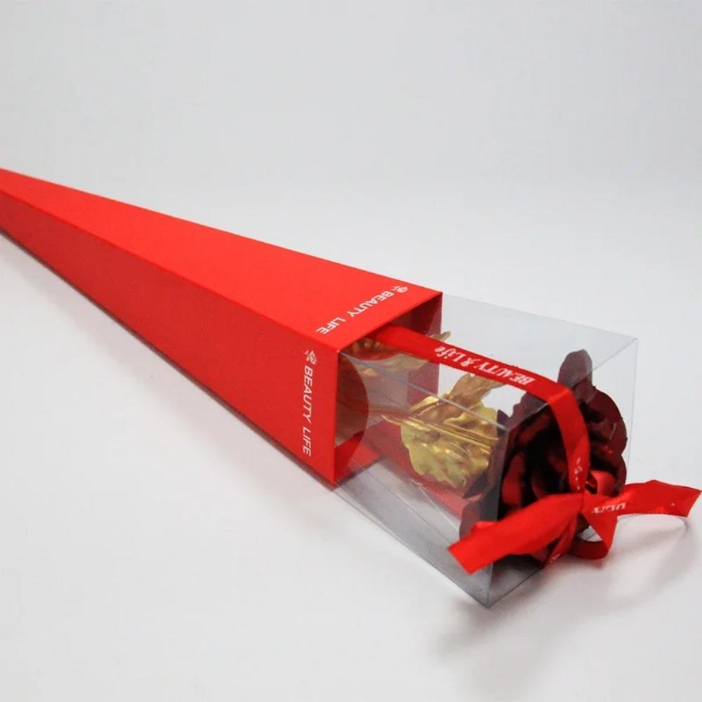 Искусственные золотые цветы Роза с покрытием из 24-каратной фольги Подарок на День святого Валентина для жены Свадьба День матери Вечная любовь Золотые розы