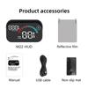 M22 GPS HUD Спидометр автомобиля Бортовой компьютер Авто Проектор Head Up Display Умные гаджеты Время Компас Для всех автомобилей