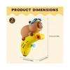 Capybara Shaped Water Gun, 2-Pack Plastic Long-Range Squeeze Water Pistol for Kids 3+, Outdoor Beach Pool Gift