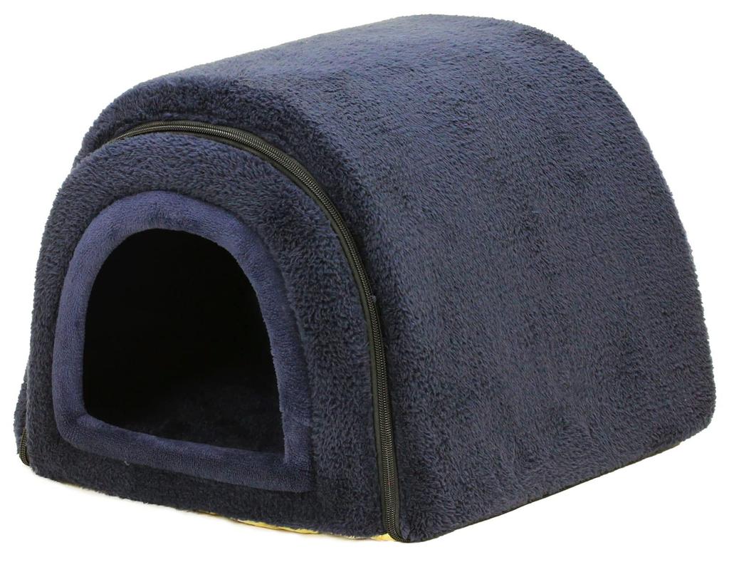 PetStyle Dog Cat Bed Dome House Mat Pet Bed for Winter Folding Pet Mat Washable Cat House Dog House Indoor Winter Fluffy Warm Stylish Dome Shaped Pet
