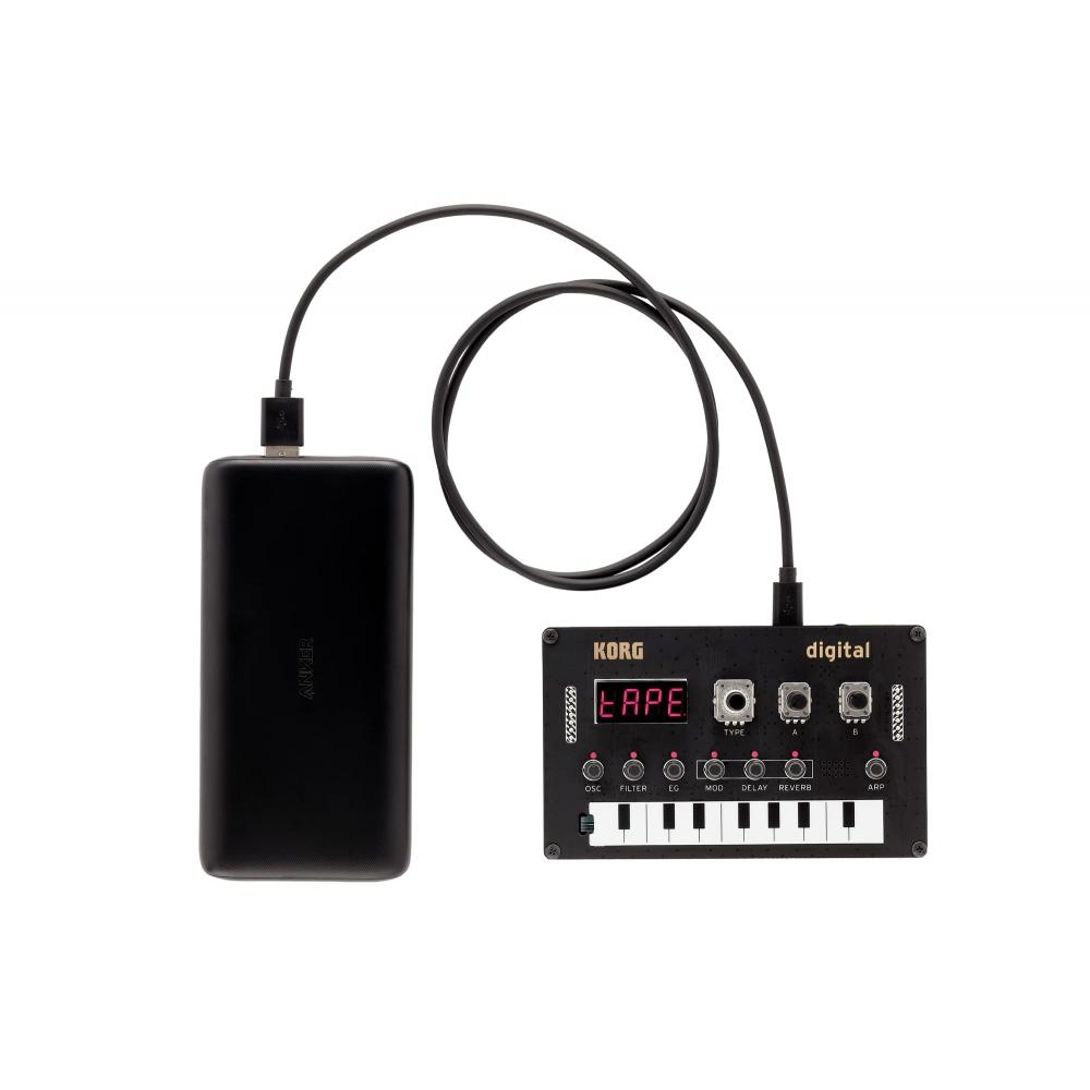 KORG Антилопа гну:Цифровой комплект Tekt NTS-1 Можно собрать без пайки Комплект синтезатора «Сделай сам» Питание от шины USB Лицензия на программное обеспечение включена