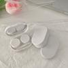 White Pink Yellow Glasses Cosmetic Contact Lenses Box Contact Lens Case For Eyes Travel Kit Holder Container Travel Accessaries