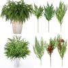 Пластиковые искусственные ветки норфолкской сосны DIY венок рождественская сосновая ветка рождественский