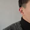 Молния Цирконий Ухо клипса Tide Gender Free Пирсинг Уха Ухо клипса Волна Сердце Ухо Кость клипса