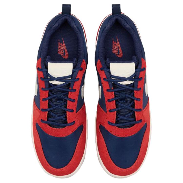 Nike Court Borough Versatile Comfortable Non-Slip Durable Low-Top Skate Shoes Men Sneakers Red Blue 844881-401