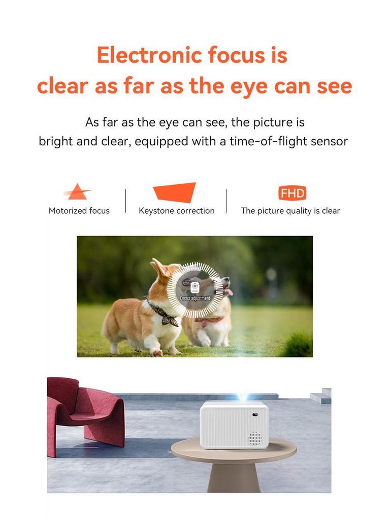 Exclusive Ultra HD Compact Home and Dorm Projector