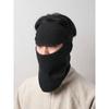 Daiso Integrated Forehead Cover Warmer Black