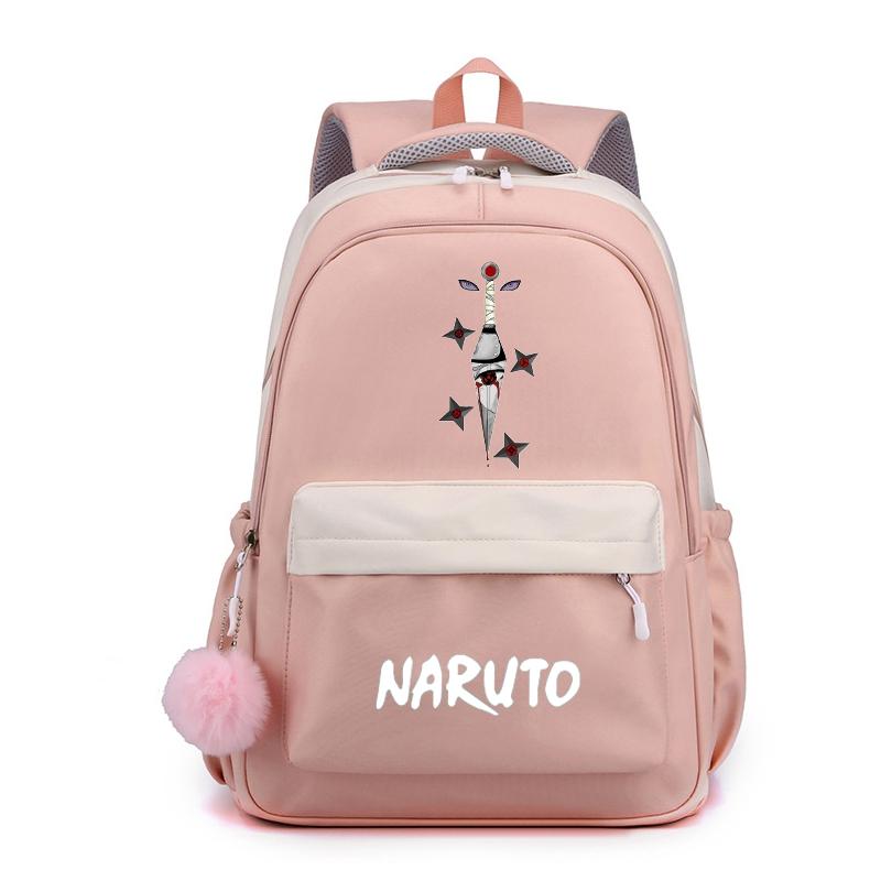 Аниме Наруто, нейлоновый милый мягкий рюкзак, школьная сумка для девочек-подростков, повседневная сумка для книг, мужская и женская дорожная сумка для отдыха
