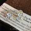 Весенне-летние белые цветочные дофаминовые клипсы для ушей без проколов, высококачественный чувственный мини-темперамент, новые серьги без проколов