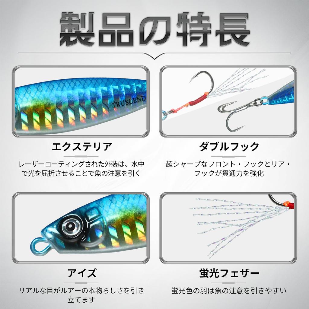 TRUSCEND Плоский крючок BKK Металлическая приманка для морской джиг-рыбалки Береговой джиггинг для и Морская блесна Джиговая приманка с лезвием для ловли окуня