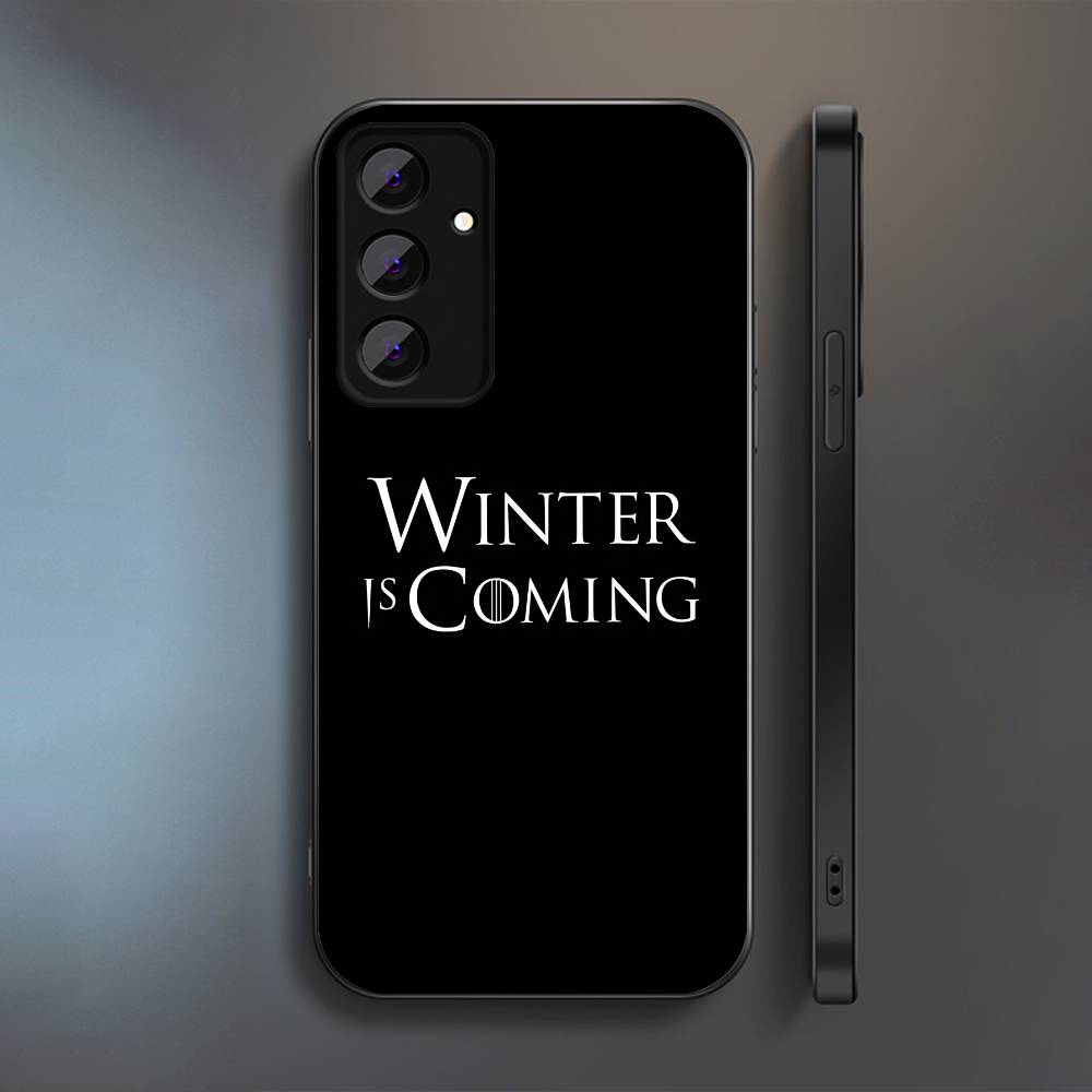 W-Winter Is C-Coming Phone Case For Samsung S22,S24,S20,S25,S23,S30,S26,Ultra,Plus,5G ,Fe,Lite Tpu Cover