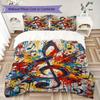 Guitar Music Pattern Bedding uilt Set uilt Cover Pillowcase Home Decoration Birthday Gift (1 * duvet cover + 2 * pillowcase  without core)10