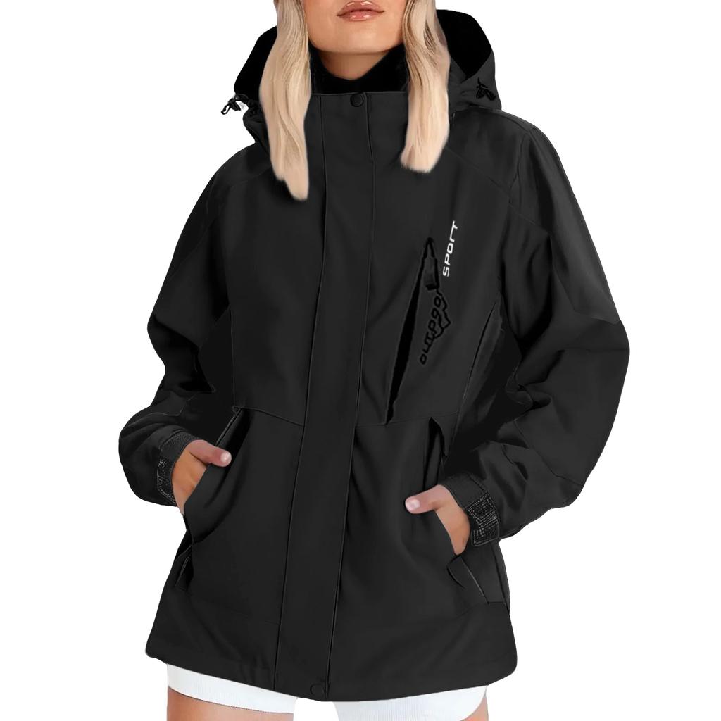 Женский однотонный костюм для улицы с капюшоном и длинными рукавами, ветрозащитная и водонепроницаемая тонкая куртка Ehplore