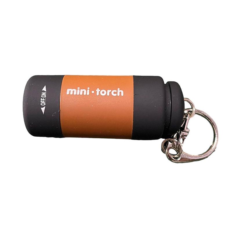 Супер Яркий Мини Фонарик USB Перезаряжаемый Карманный Брелок Маленький Фонарик