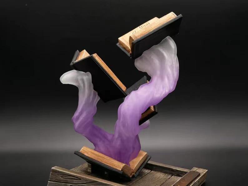 Украшение из смолы «Башня с волшебными кубиками» — декоративный дизайн ручной работы