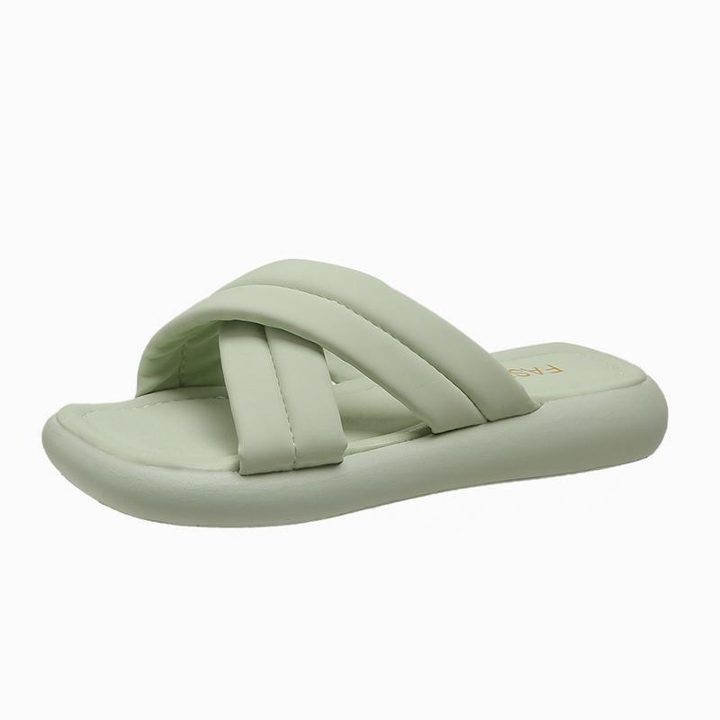 Женские тапочки корейская мода мягкая подошва уличные тапочки женские сандалии 2024 летние нескользящие шлепанцы Pantuflas De Mujer