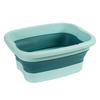 Yousheng Foldable Wash Basin Plastic Portable Pool Foot Bath Basin Kitchen Fruit Vegetable Washing Basin Footbath Tub Camping Laundry Car Wash Basin