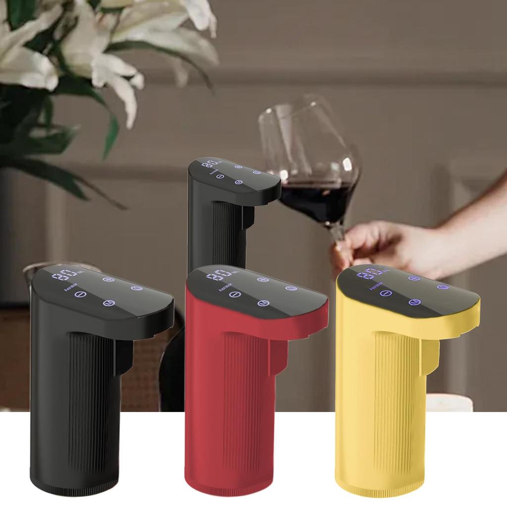 Electric Wine Dispenser USB Rechargeable Electric Wine Decanter Stable Pouring Adjustable Quantity Liquor Wine Pump Accessories