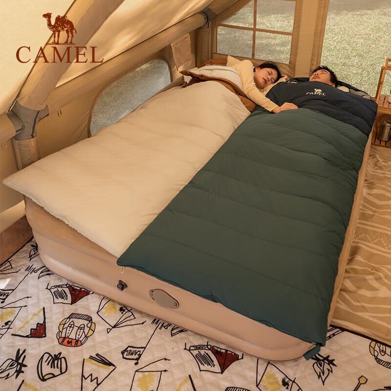 CAMEL Зимний туристический спальный мешок с наполнителем из пуха и синтетики