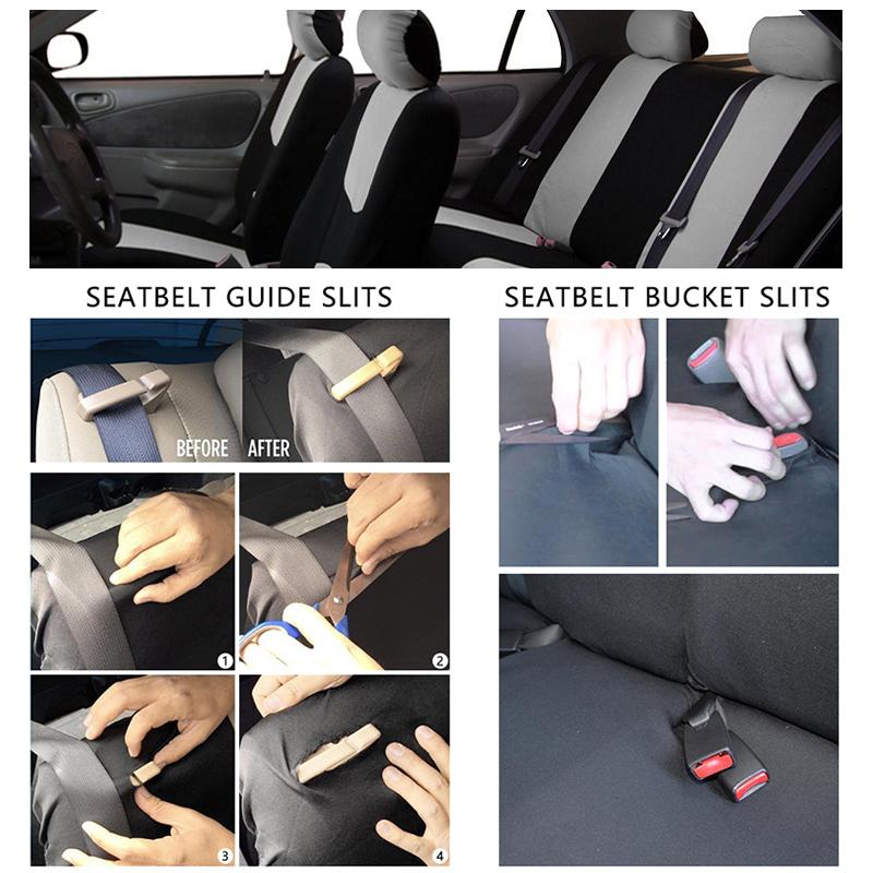 Чехлы на автомобильные сиденья, совместимые с подушками безопасности, классический стиль