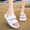Summer Platform Sandals For Women Fashion Soft Cloud Beach Slippers With Double Buckle 2025 New Comfort EVA Flat Slides