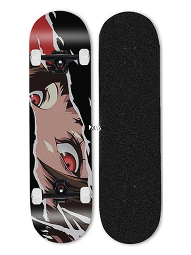 Начинающий скейтборд с двойным изгибом для уличного катания - Профессиональная короткая доска для мальчиков, девочек и взрослых