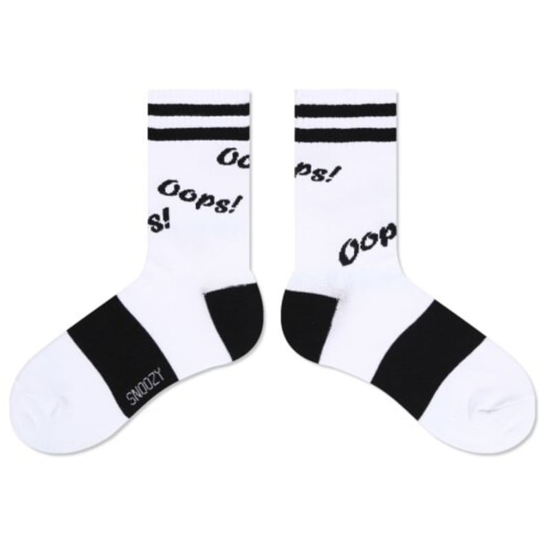 SNOOZY Oops Oops-White