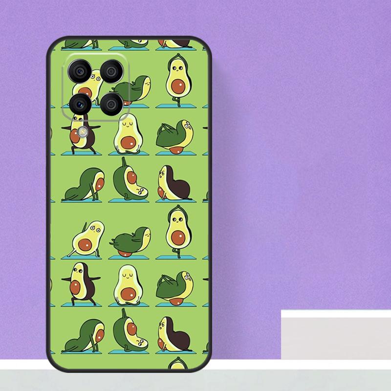 Забавный узор «Авокадо Йога» для Samsung Galaxy M13 M33 M53 M12 M32 M52 M14 M34 M54 M20 M51 M21 M30s M31s M15 M55 Чехол