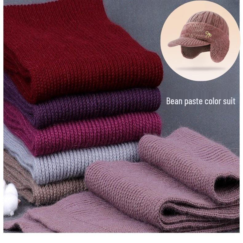 Ветрозащитная шапка на флисовой подкладке с защитой ушей для людей среднего и пожилого возраста - Теплая и стильная для осени и зимы