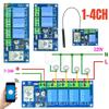 DC 7-24V WiFi Переключатель с дистанционным управлением Bluetooth Двойной режим Беспроводной релейный модуль 1/2/3/4-канальный реле Умный дом Автоматизация