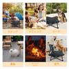 Foldable Dog Bed with Washable Easy and Foldable for Outdoor and Outings Cushion, Assembly, Portable, Activities, Camping, (70x70cm)