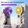 Portable USB-Charged Handheld Fan with 100-Speed Stepless Control and Strong Wind Power