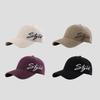 New Street Wind Side Letter Embroidery Baseball Cap Female Versatile Cap Male Couple Trendy Brand