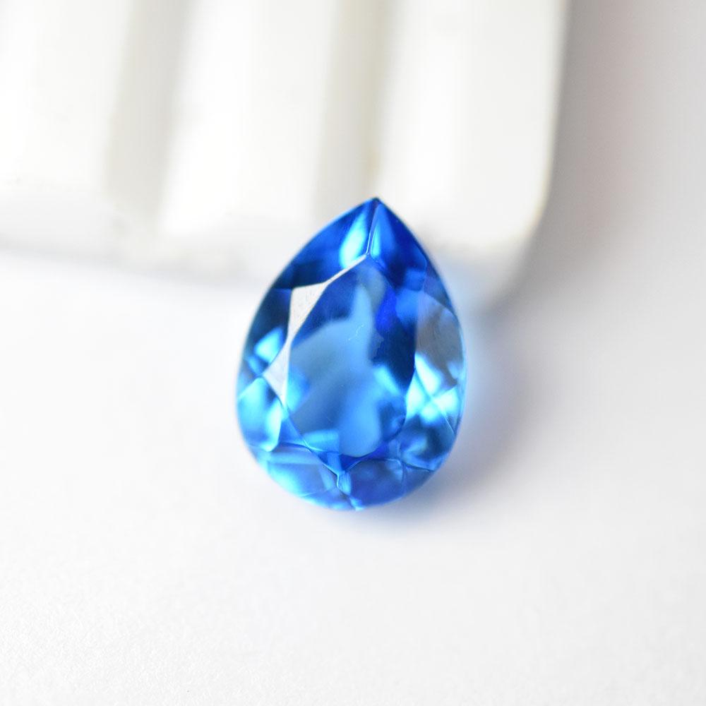 Natural Blue Sapphire Pear Cut 7.10 Ct Gemstone For Jewelry Making