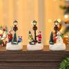 Cartoon Resin Christmas Ornament With Illuminated Effect For Holiday Party Decor